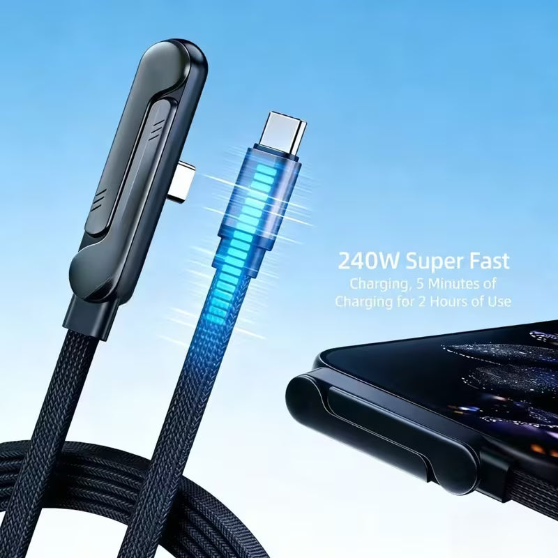 Foldable Phone Stand Data Cable